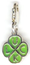 Sterling Silver 15x12mm Luck / Clover Pendant